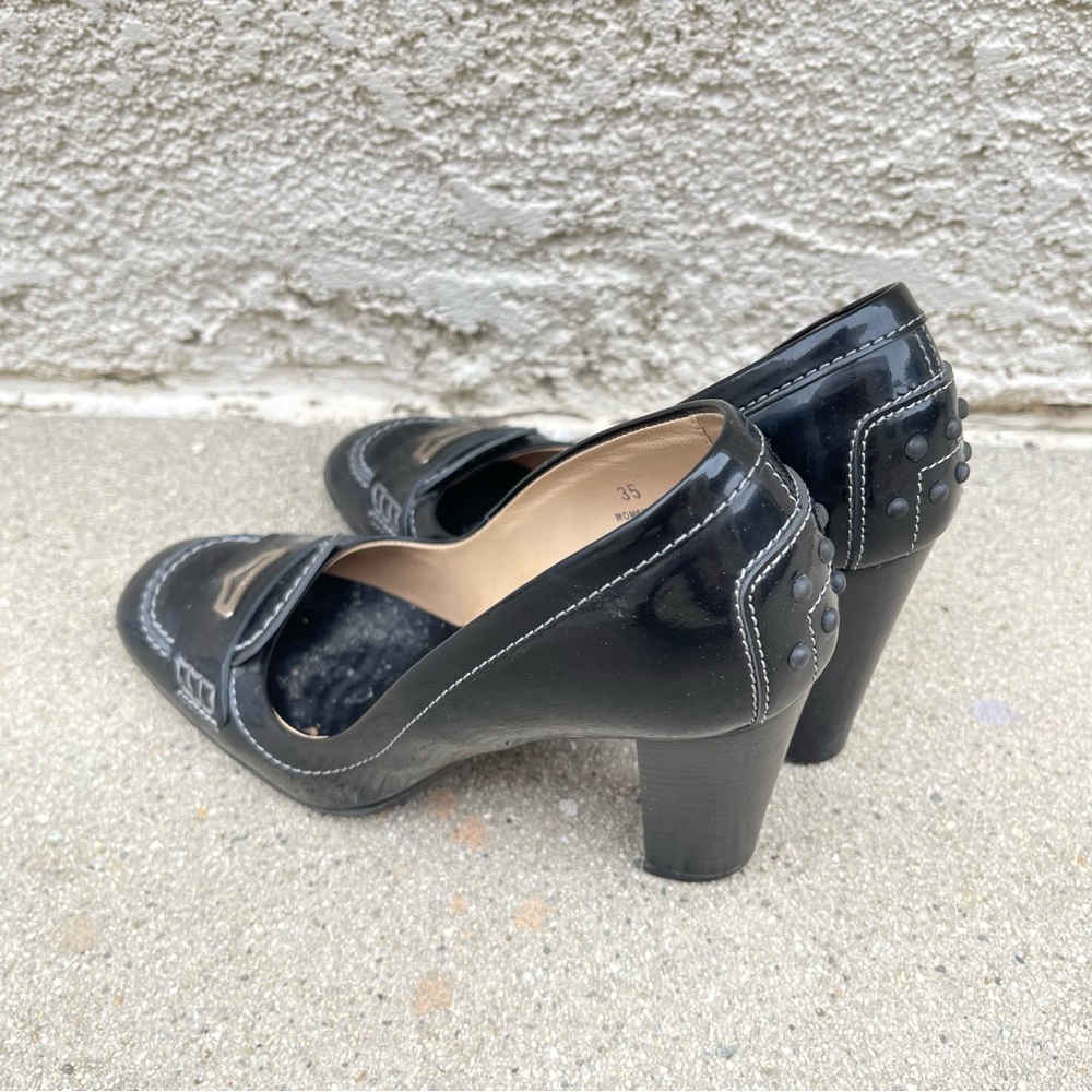 Tod’s patent leather loafer heels - Picture 8 of 11